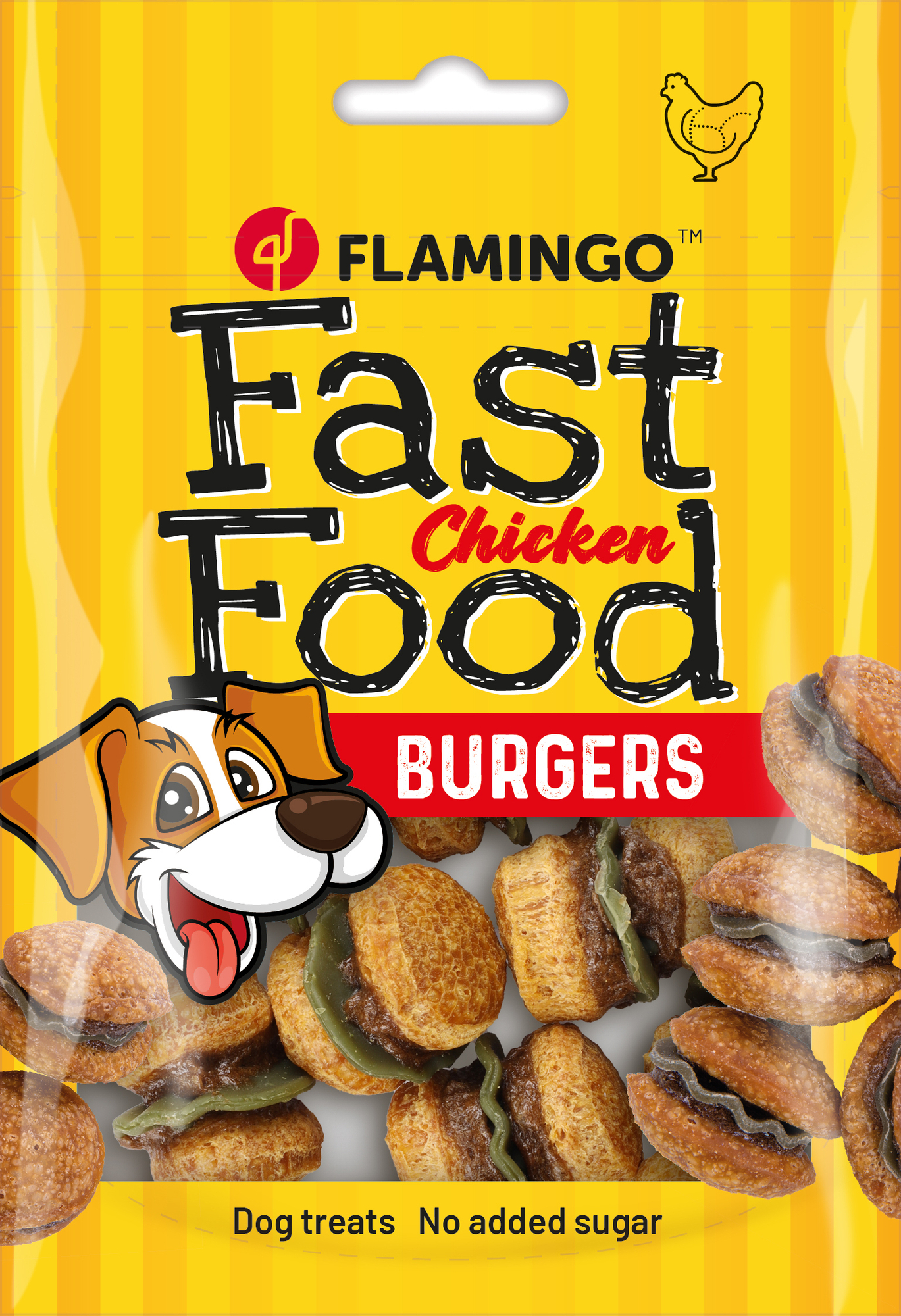 Petiscos Snack Fast Food Burgers de frango