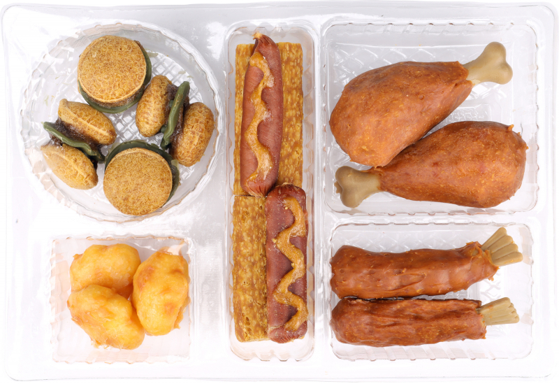 Golosinas Snacks Caja Fast Food de pollo