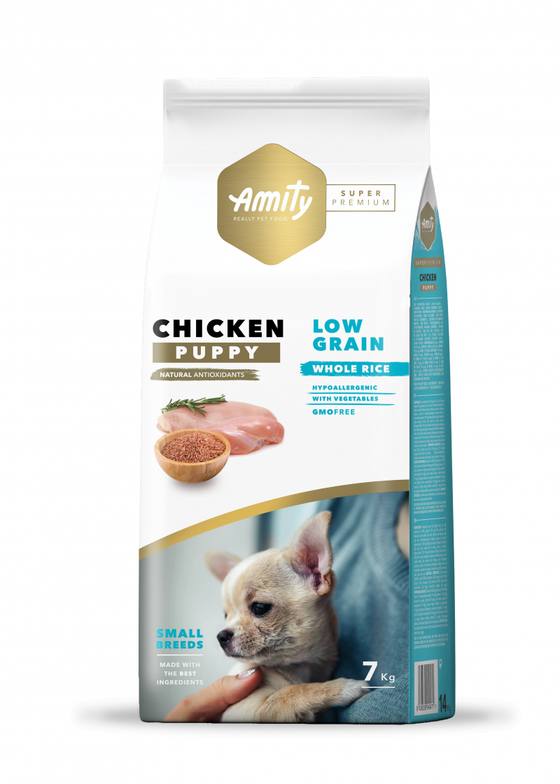 AMITY Super Premium Mini Kip Krokanten voor Puppy