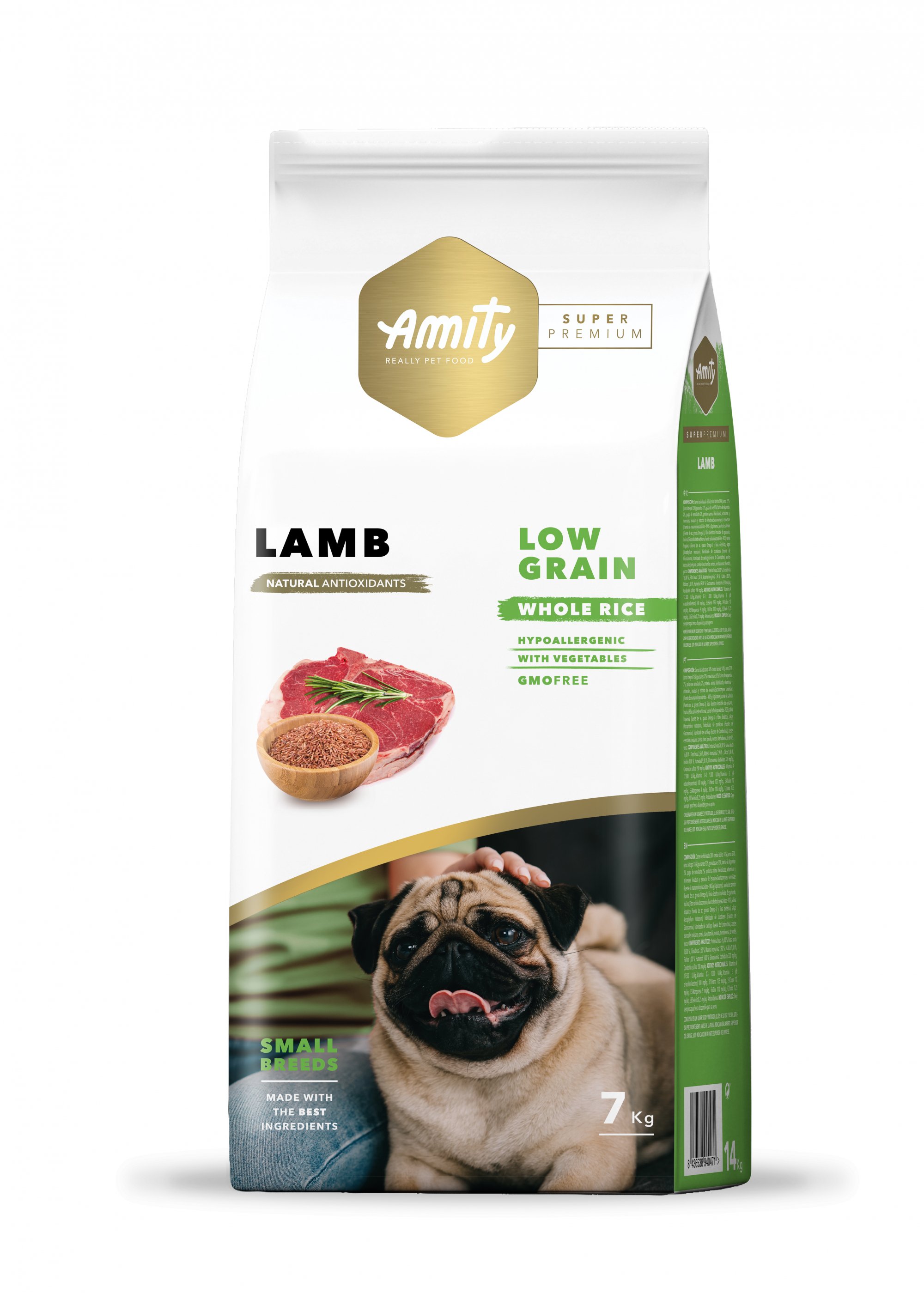 AMITY Super Premium Mini Kroketten mit Lamm für ausgewachsene kleine Hunde