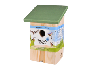 Caja nido de madera FSC Emma's Garden - Varios diámetros de apertura disponibles