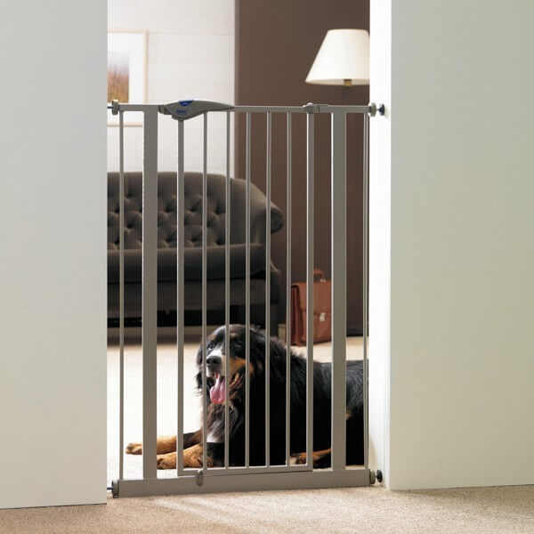 Barrera y puerta de seguridad para perros grandes, 107 cm - Savic