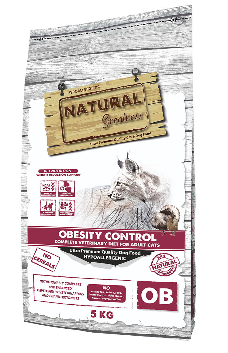 NATURAL GREATNESS Control de Obesidad para gato adulto