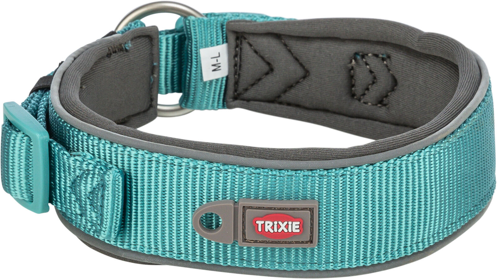 Trixie Premium Collar Extra Grande Aqua/Gris Grafito para Perro