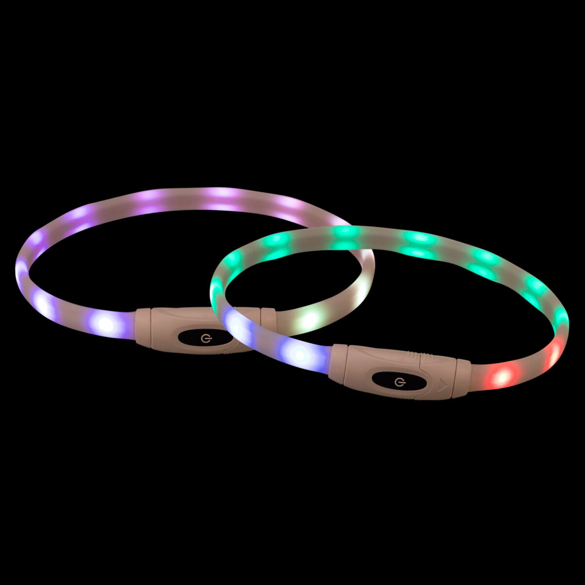 Collier Lumineux Multicolore en Silicone pour chien et chat