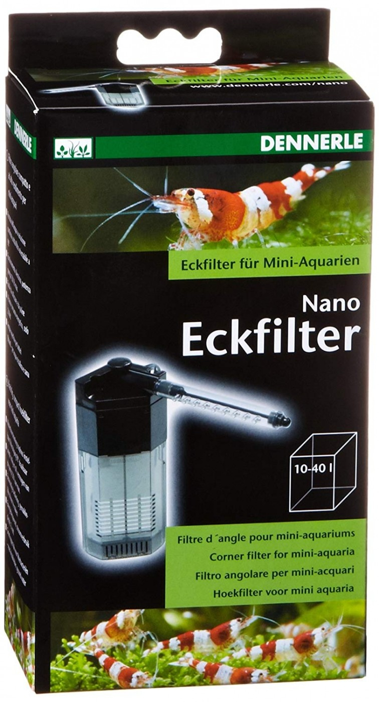 Dennerle Nano Clean Filtre interne d'angle pour mini-aquariums