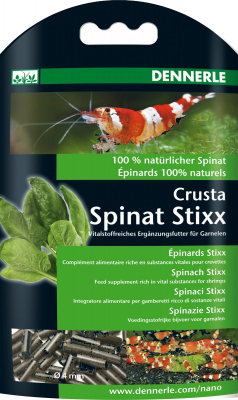 Dennerle Nano Crusta Epinards Stixx pour crevettes