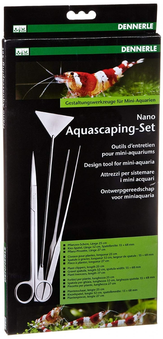 Dennerle Nano Aquascaping-Set, ferramentas para ajuadar a sua decoração