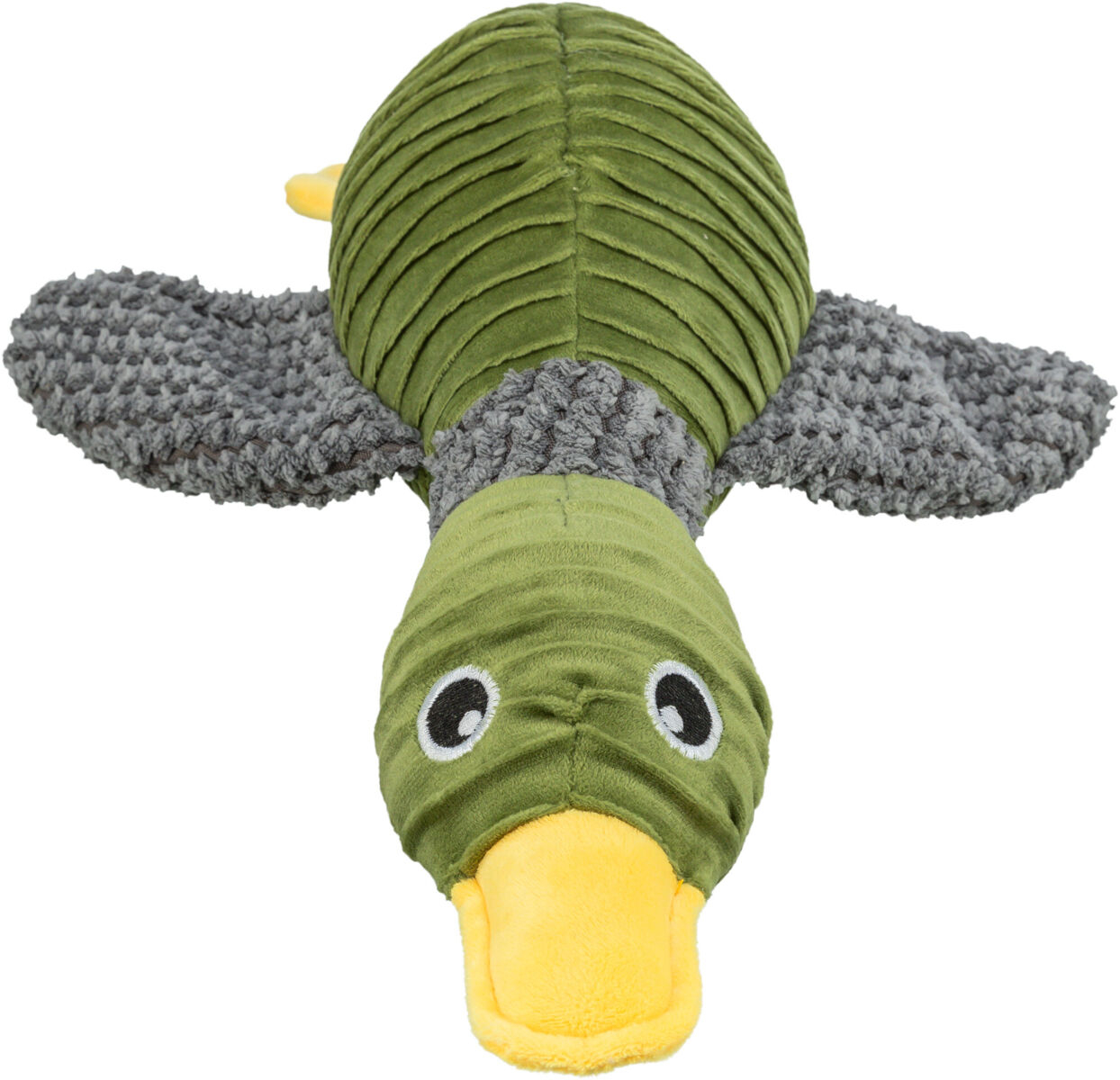 Pato de peluche reciclado