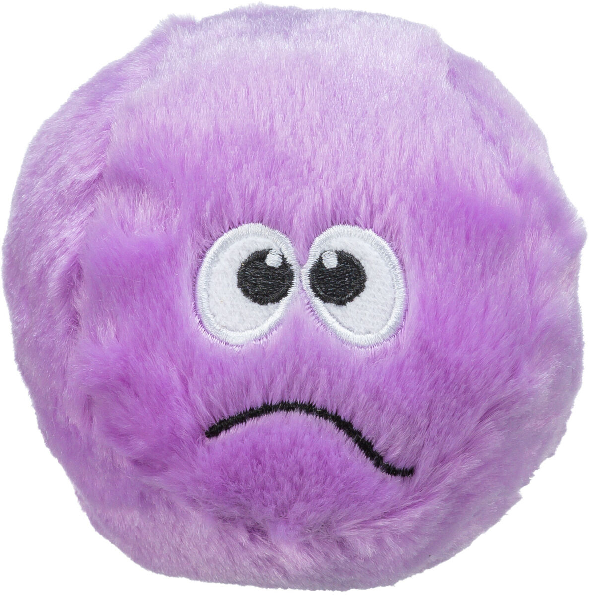 Balle Peluche sonore en matière recyclée - ø 10 cm - Coloris aléatoire