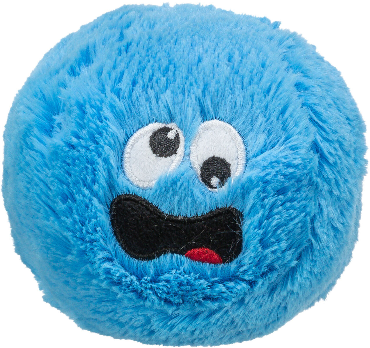 Balle Peluche sonore en matière recyclée - ø 10 cm - Coloris aléatoire