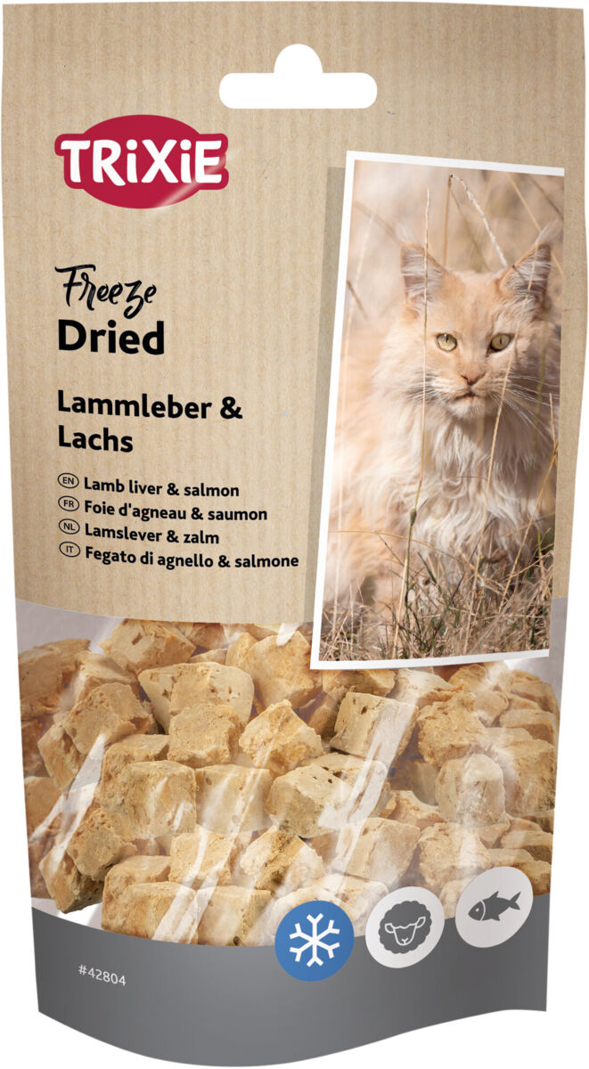 Friandises 100% naturelles Freeze Dried riches en protéines pour Chat - 25g