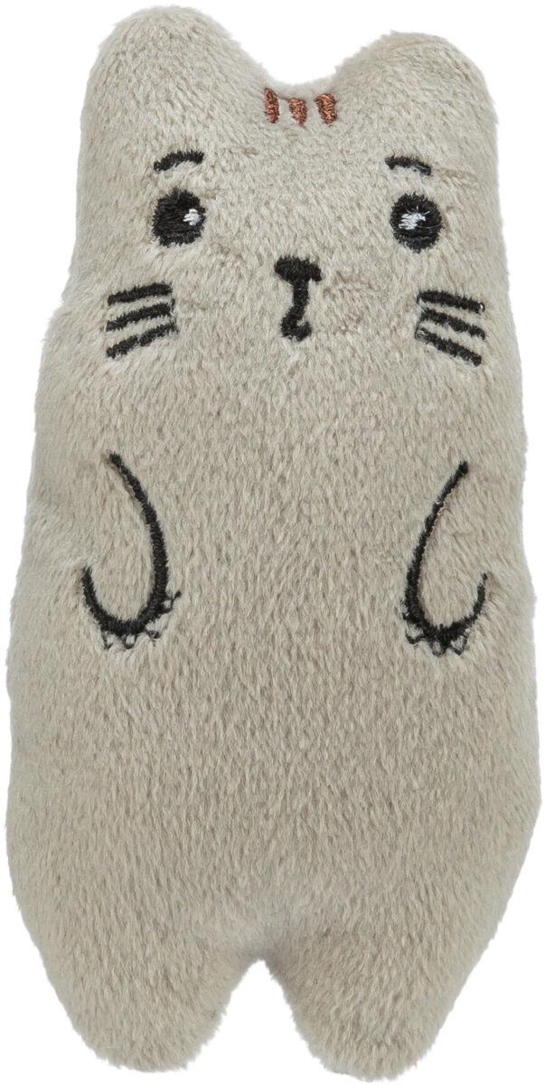 Peluche animal terrestre com erva para gato Trixie