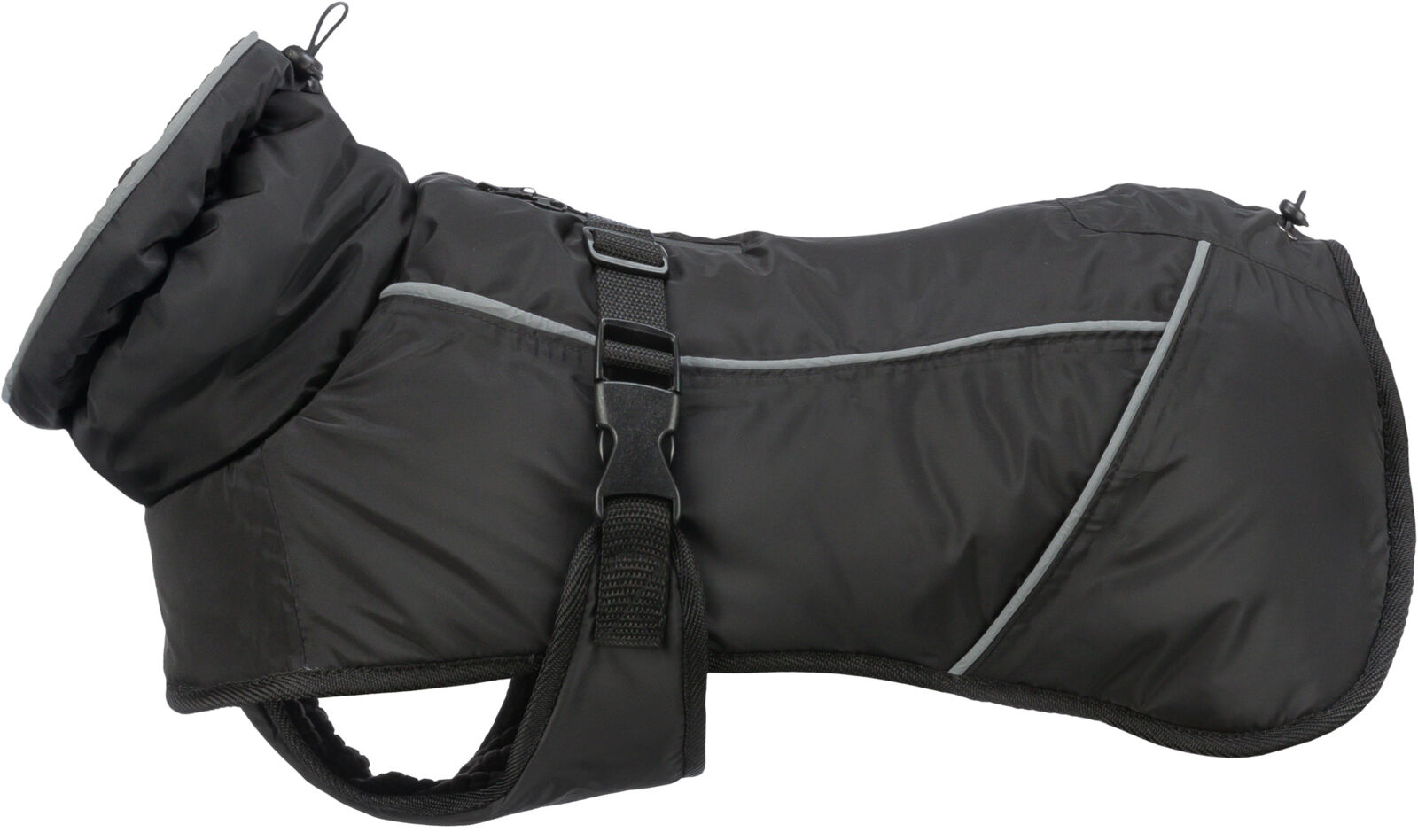 Abrigo de invierno Brizon negro para Perro - Talla XS a L disponible