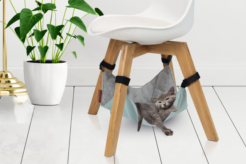 BEEZTEES Hamaca para silla LOUNGY para gato