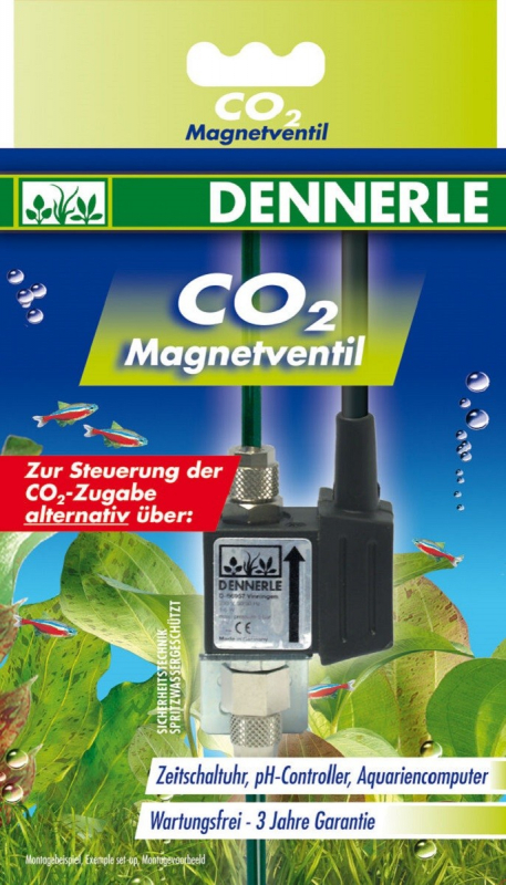 Dennerle CO2-magneetventiel, om de verspreiding van CO2 te regelen