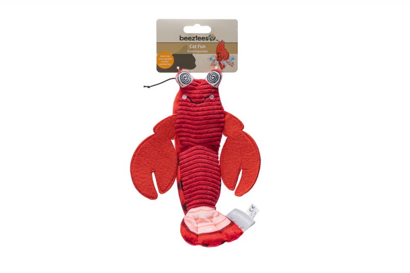 BEEZTEES Jouet homard mouvant pour chat