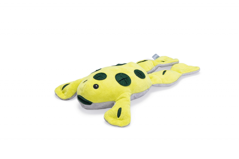 BEEZTEES Peluche grenouille à fouiller