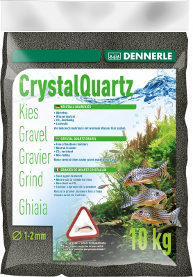 Dennerle Gravier quartz cristallin noir diamant 1-2mm
