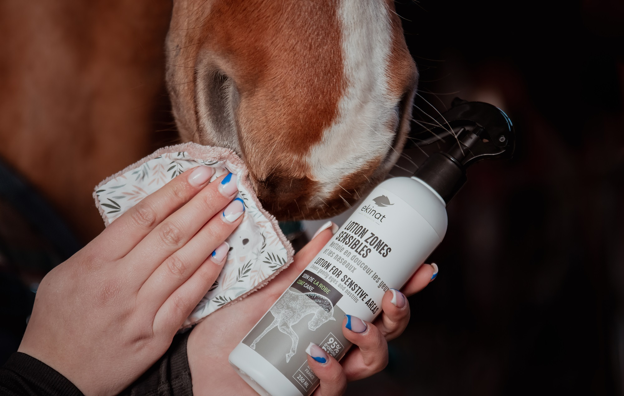 EKINAT Lotion zones sensibles pour chevaux