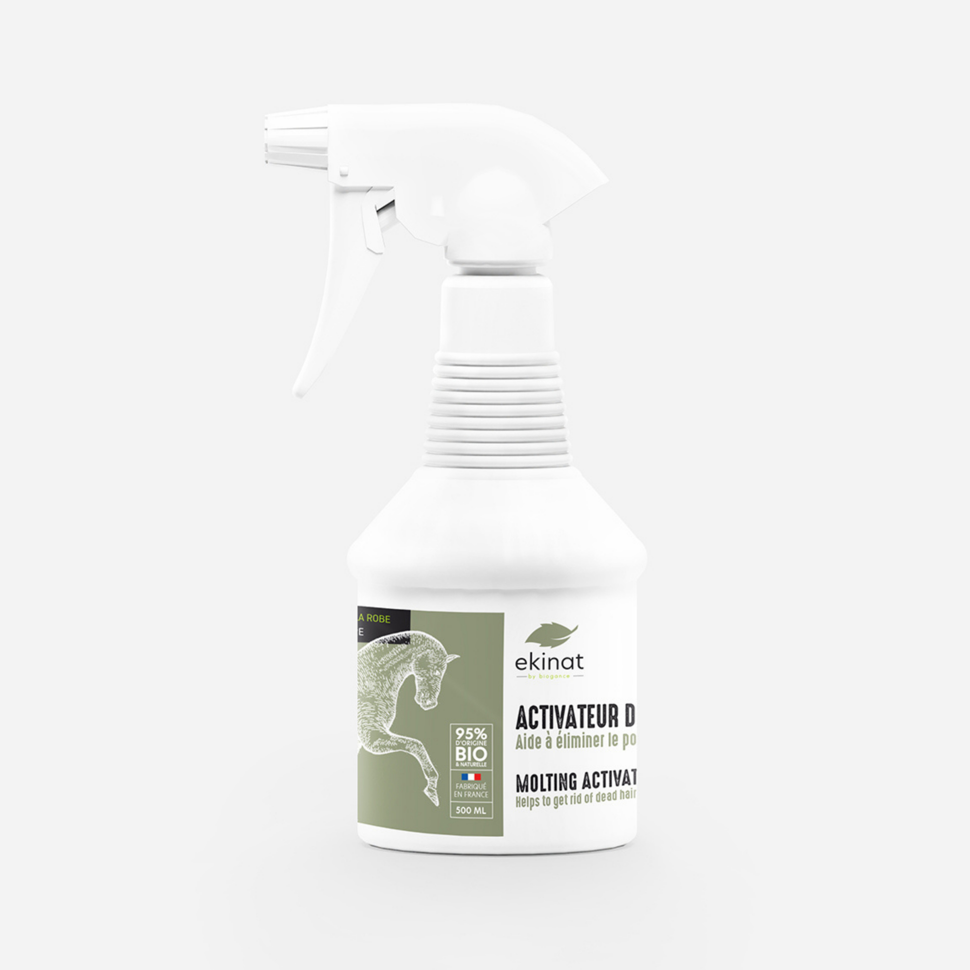 EKINAT Spray activateur de mue pour chevaux