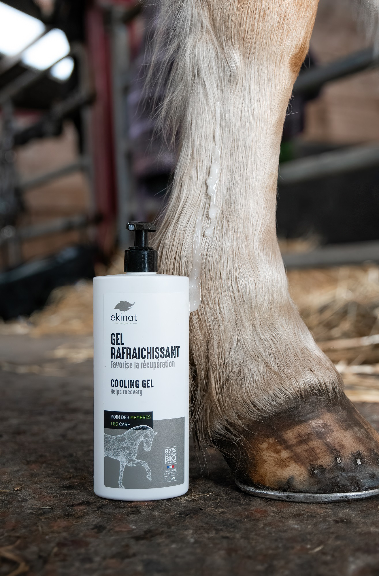 EKINAT Gel rafraîchissant pour chevaux