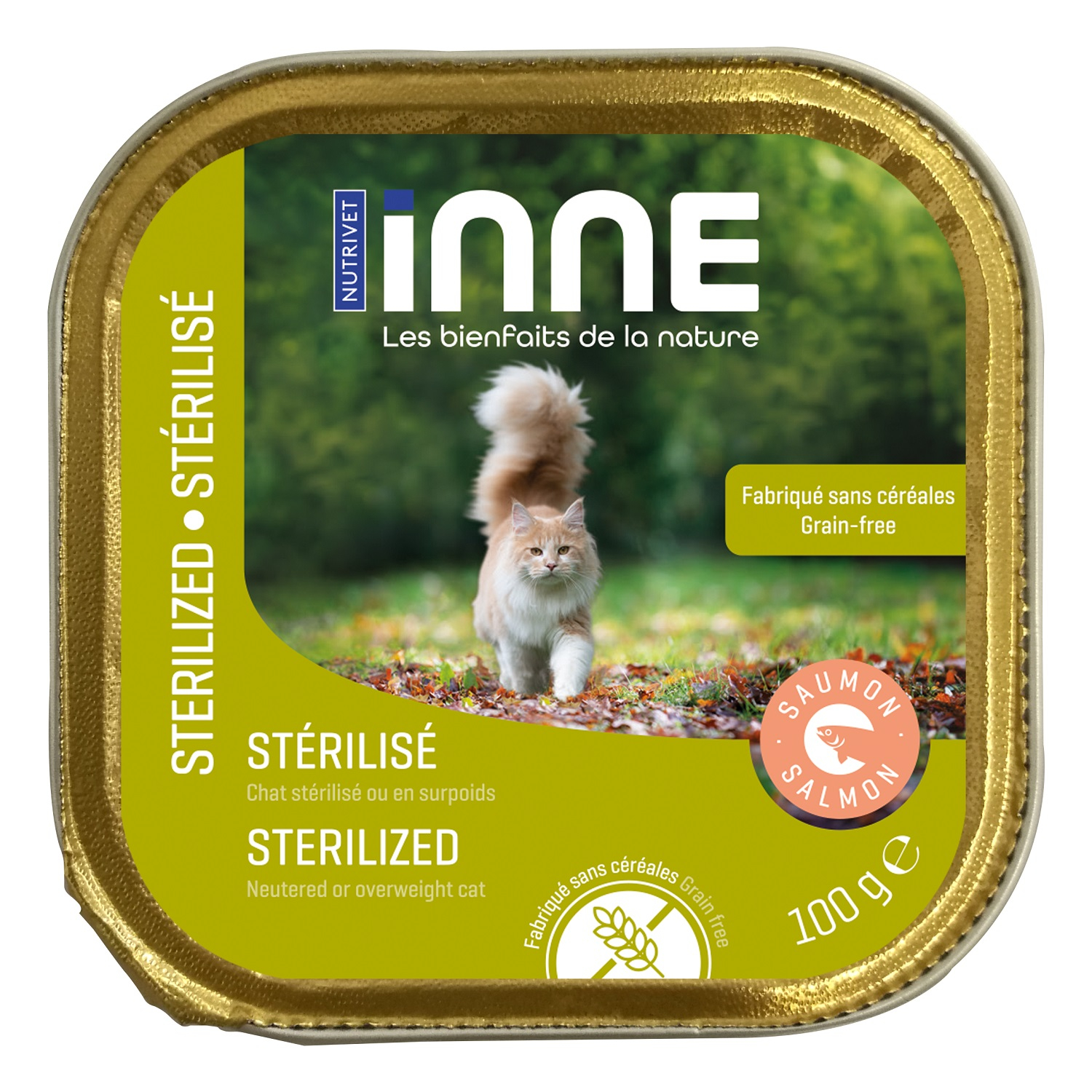 NUTRIVET INNE Terrine pour chat stérilisé - Plusieurs saveurs disponibles