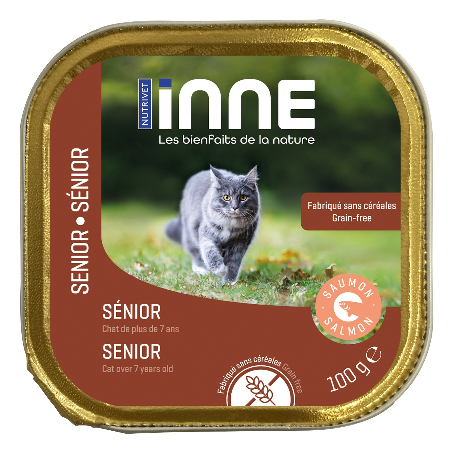 NUTRIVET INNE Terrina Salmón para gato senior