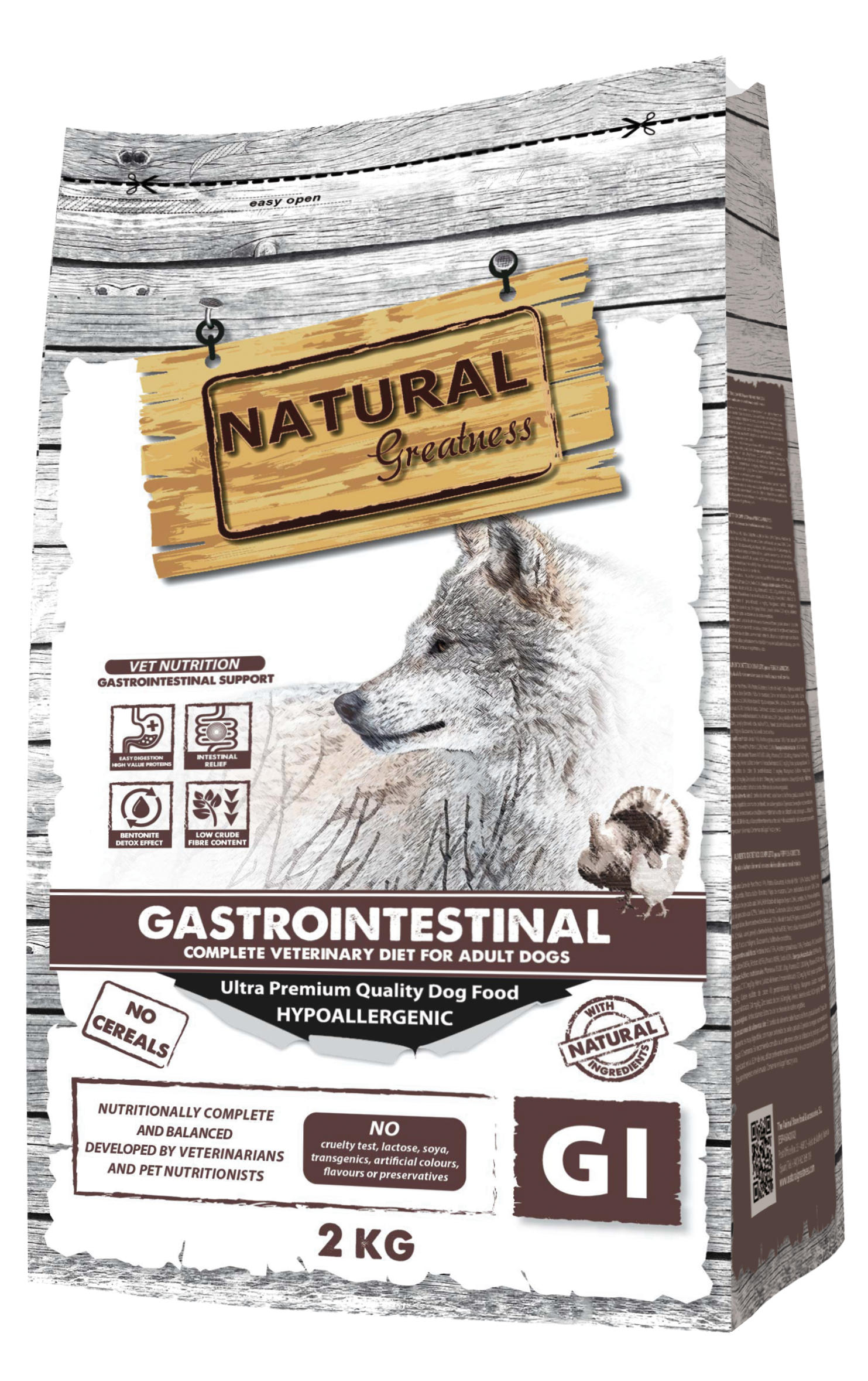 NATURAL GREATNESS Gastrointestinal voor volwassen honden