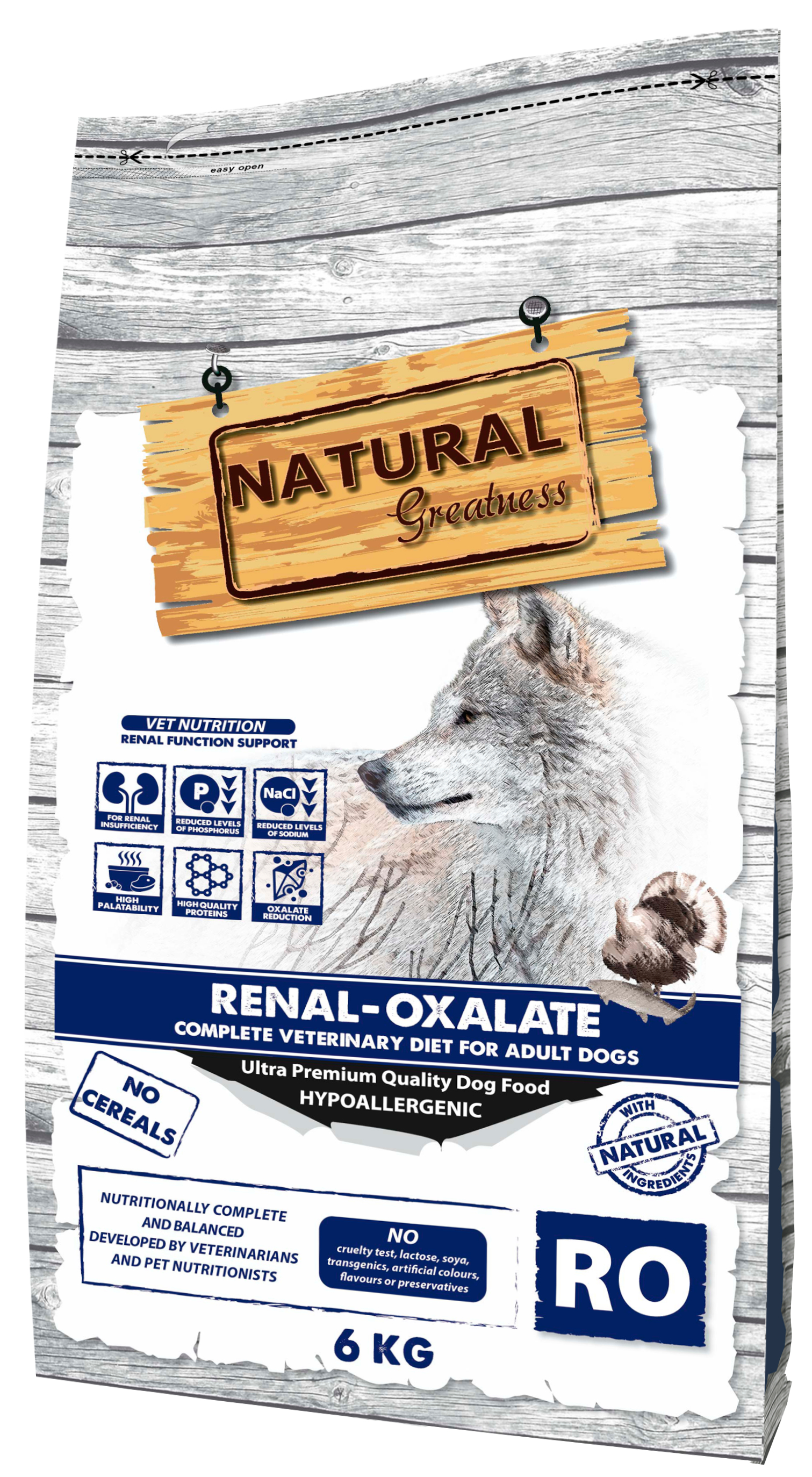 NATURAL GREATNESS Renal Oxalate para perros adultos