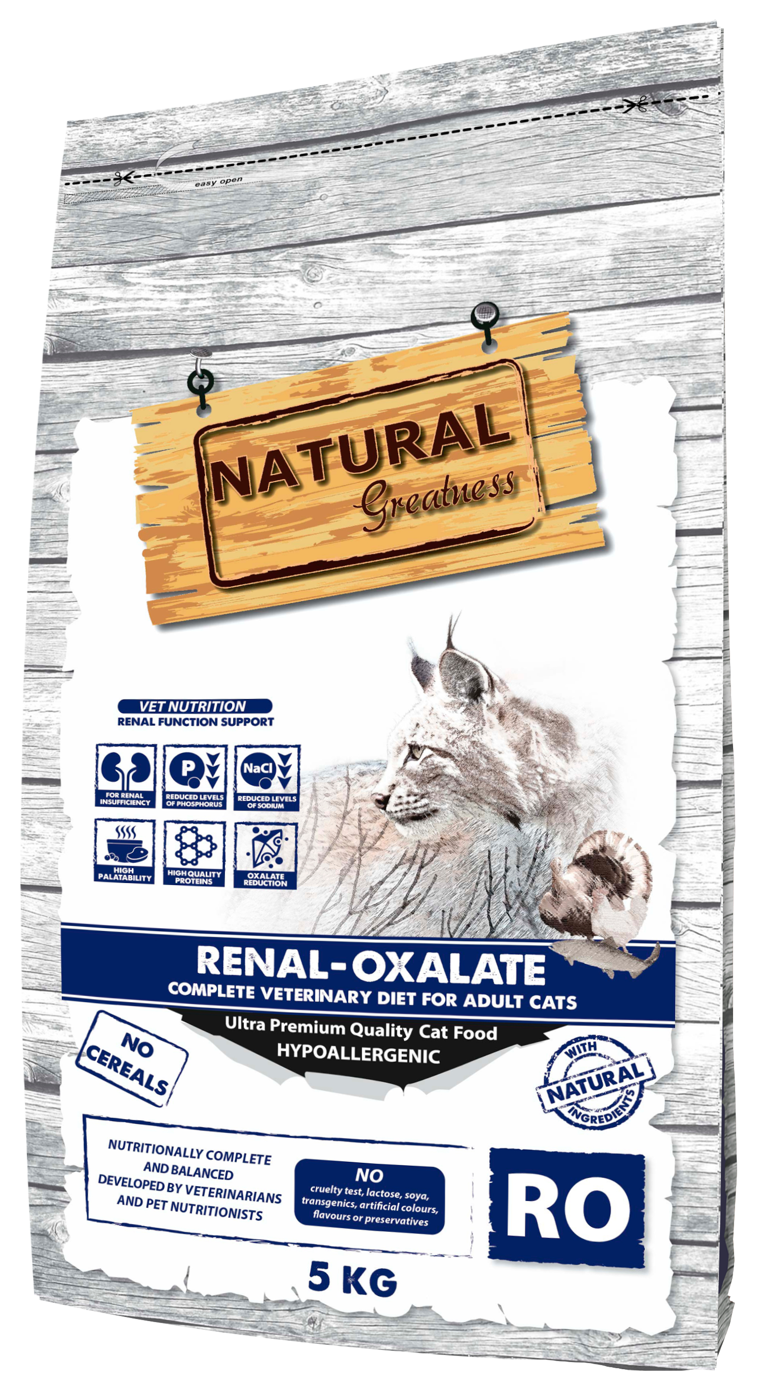 NATURAL GREATNESS Renal Oxalate para gato adulto 