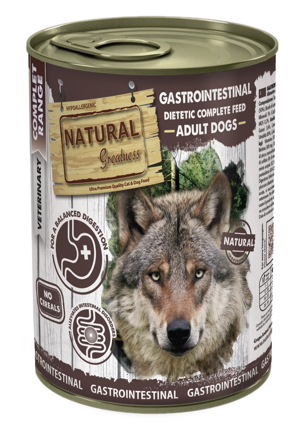 NATURAL GREATNESS Gastrointestinal paté para perro adulto