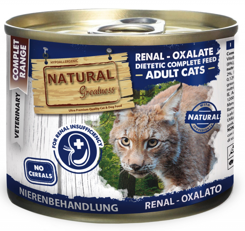 NATURAL GREATNESS Renal oxalate natvoer voor volwassen katten 