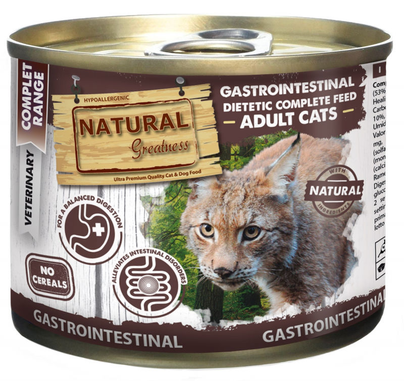 NATURAL GREATNESS Gastrointestinal paté para gato adulto 