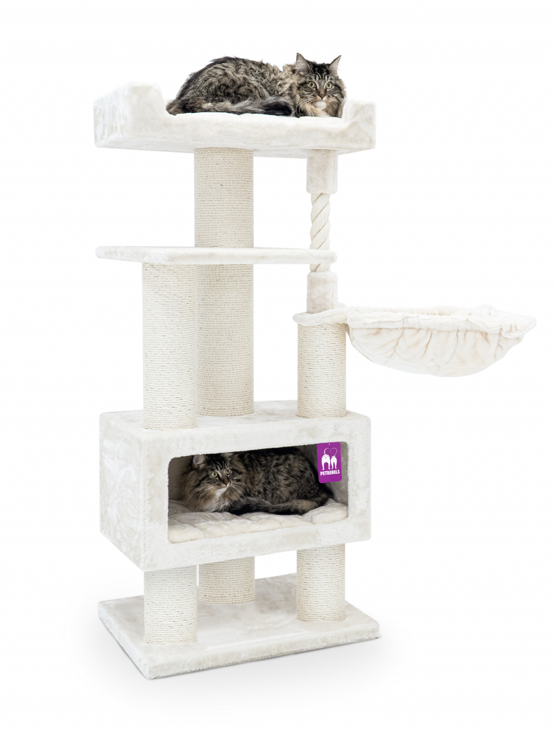 Árbol para gatos XXL Parklane crema - 131cm