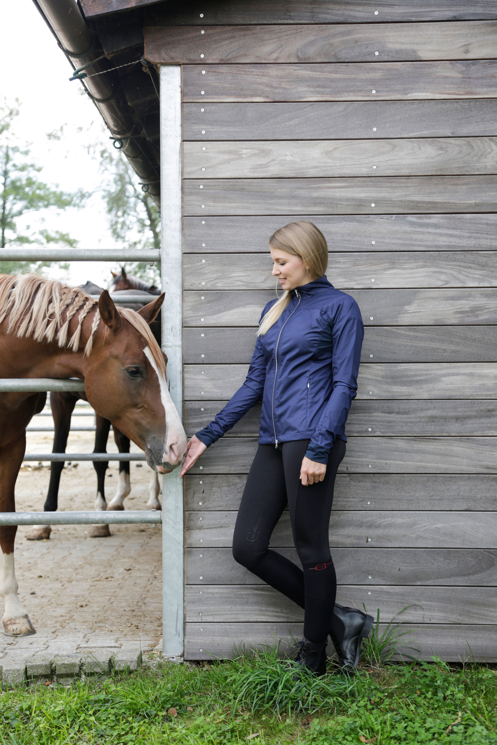 Windbreaker Isabell für Frauen - Marineblau