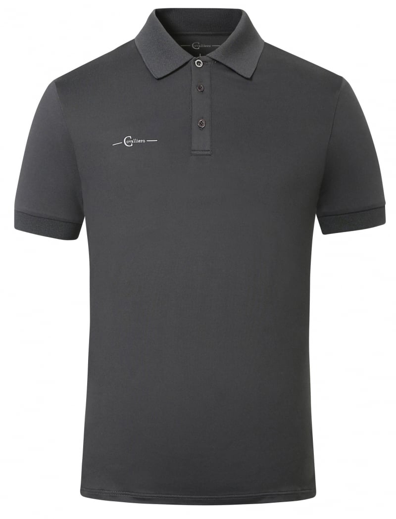 COVALLIERO Polo para hombre - Gris