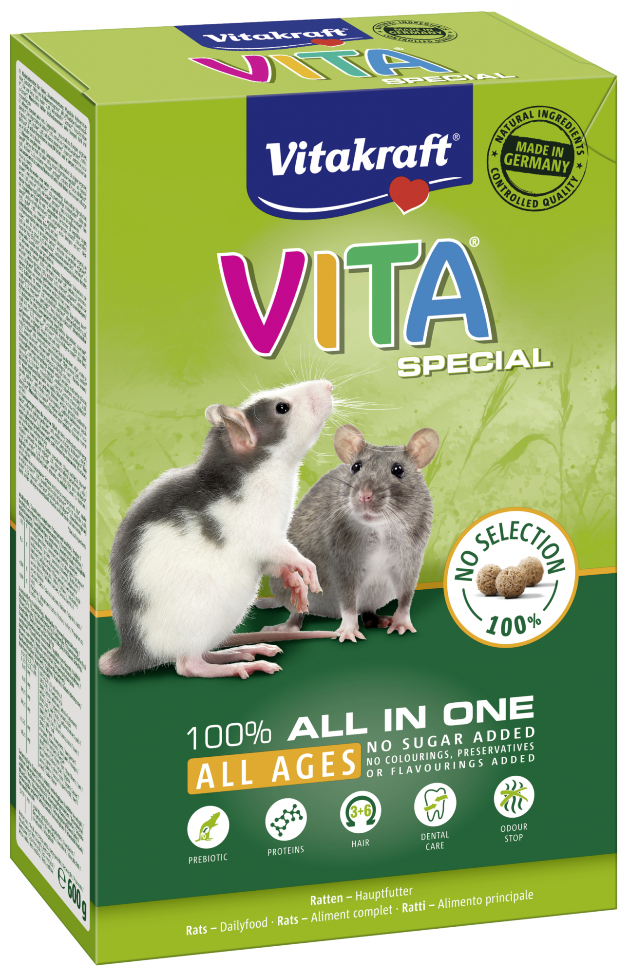 Alimento completo Vita Special Ratos 600g