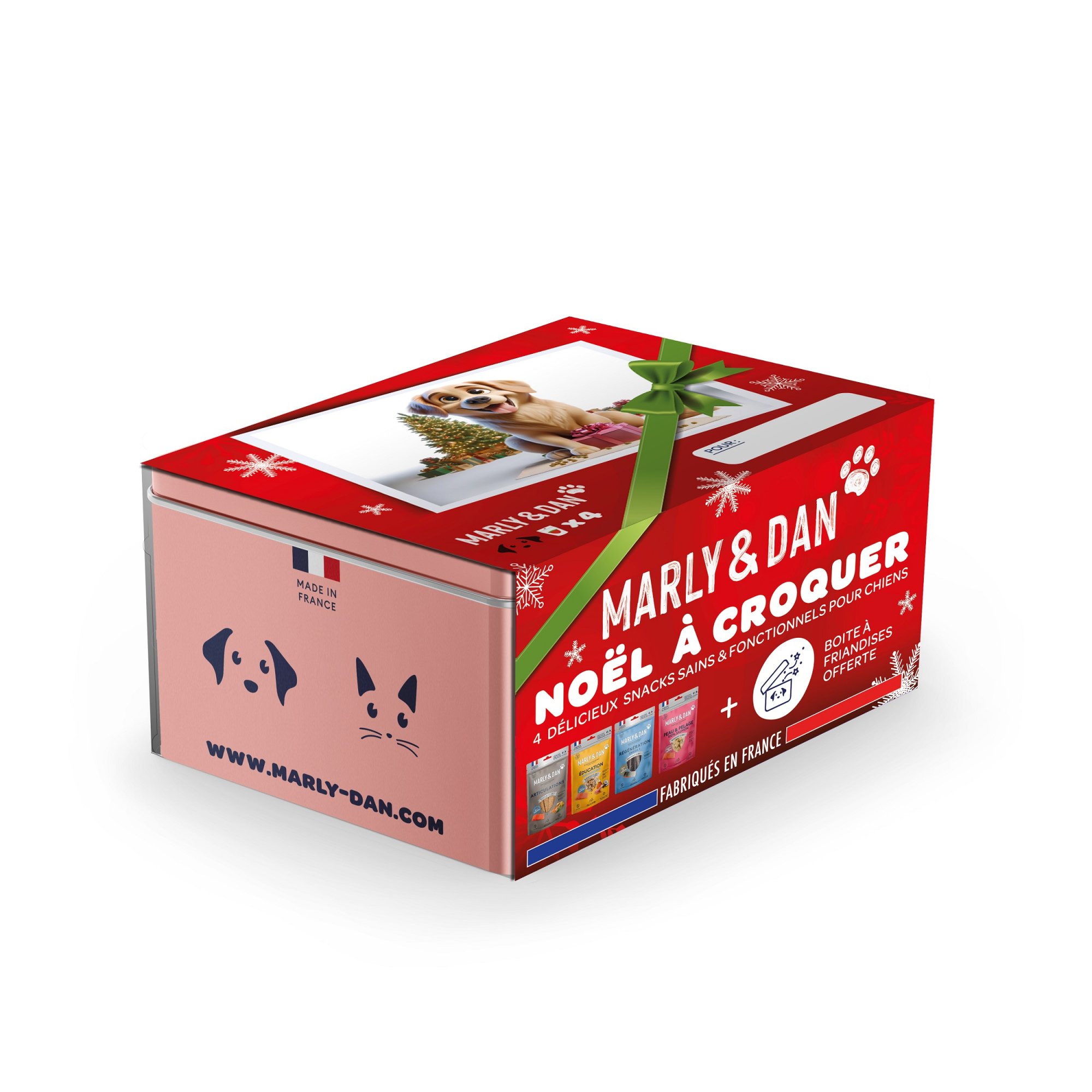 Marly & Dan Coffret de Noël pour chien 