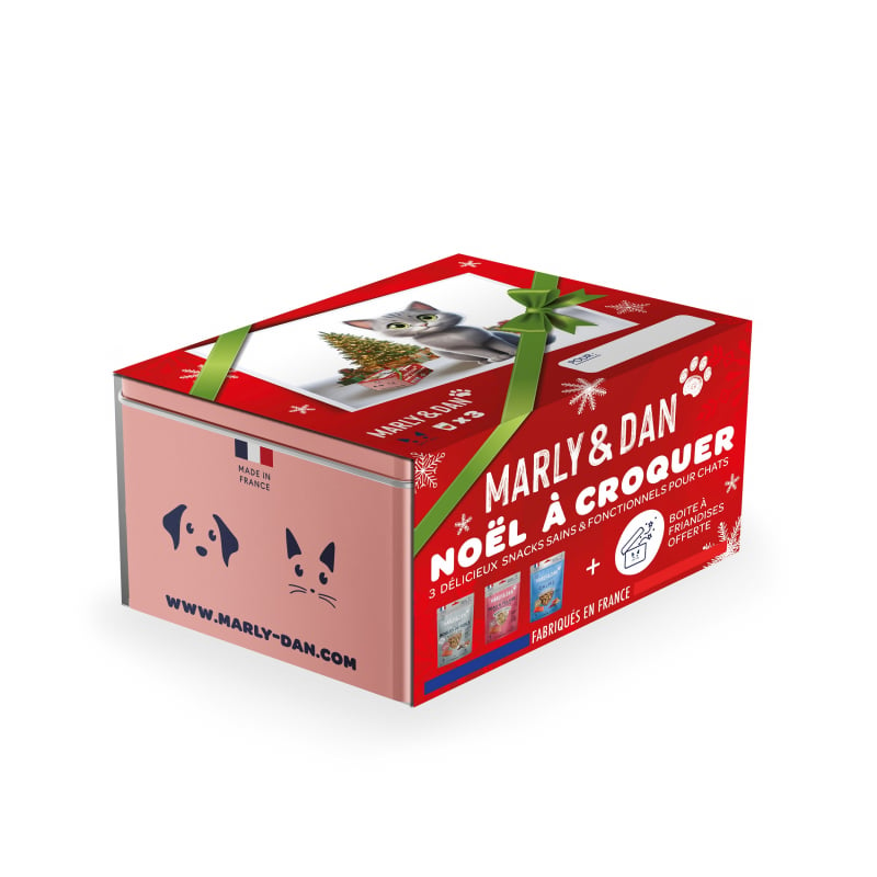 Marly & Dan Coffret de Noël pour chat