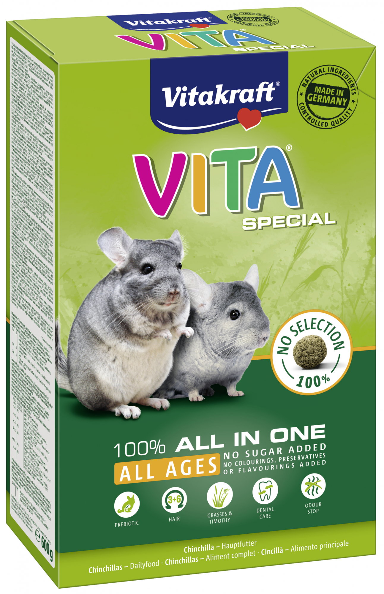 Compleet voer Vita Special Chinchilla's Regular