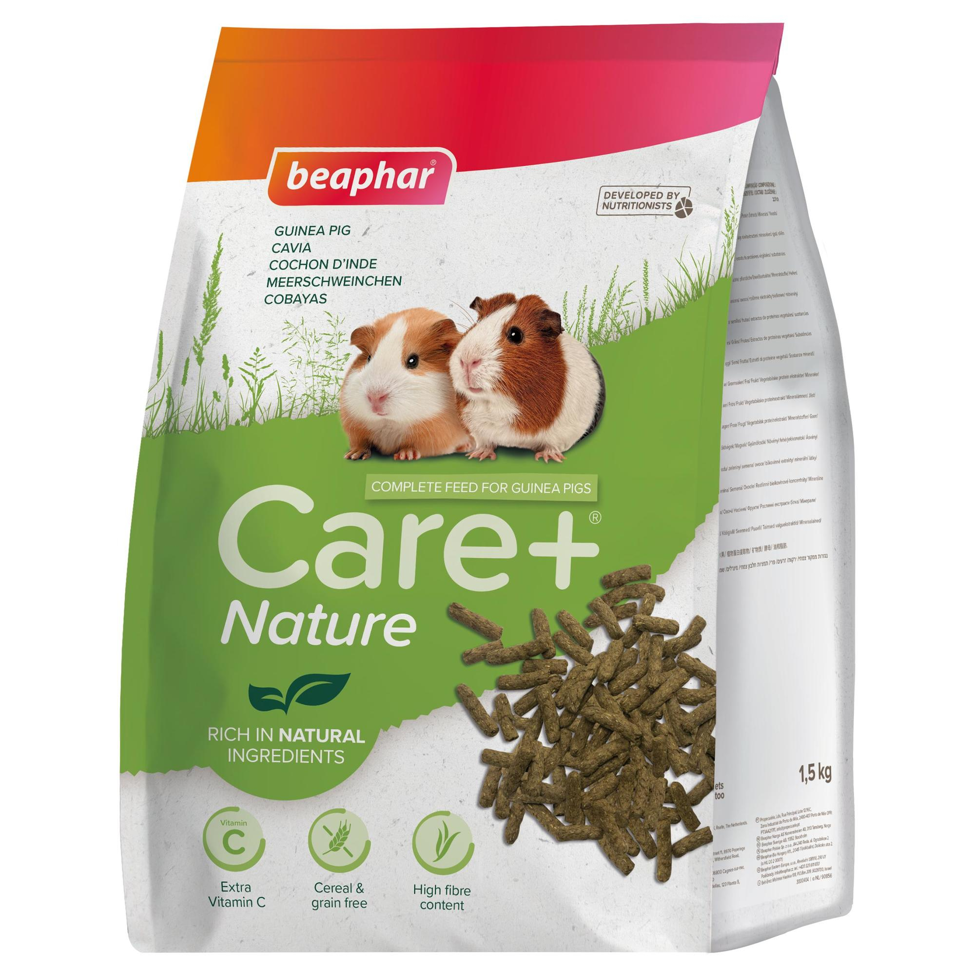 Care+ Nature Premium Graanvrij Voer voor Cavia's