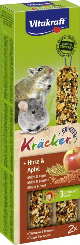 Leckerlies Kräcker aus Getreide & Früchte, für Mäuse