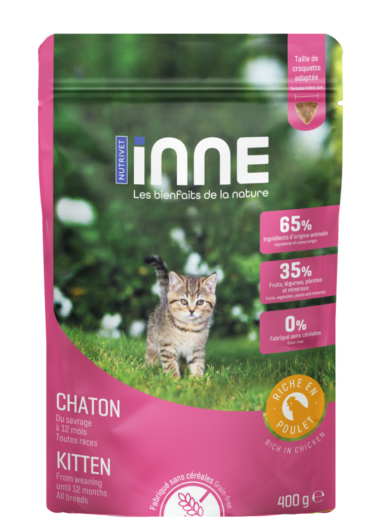 NUTRIVET Inne Croquettes au poulet pour chaton