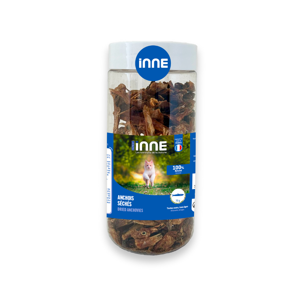 NUTRIVET Inne Friandise naturelle anchois séchés pour chat