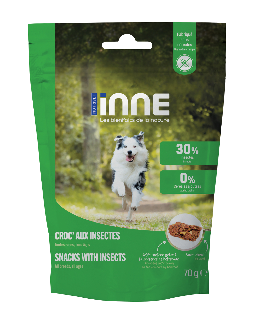 NUTRIVET Inne Petisco croc para cão - 2 sabores à escolha