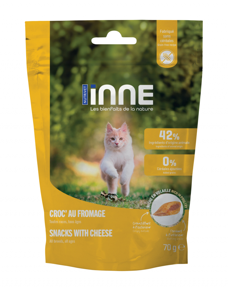 NUTRIVET Inne Friandise croc queso para gato