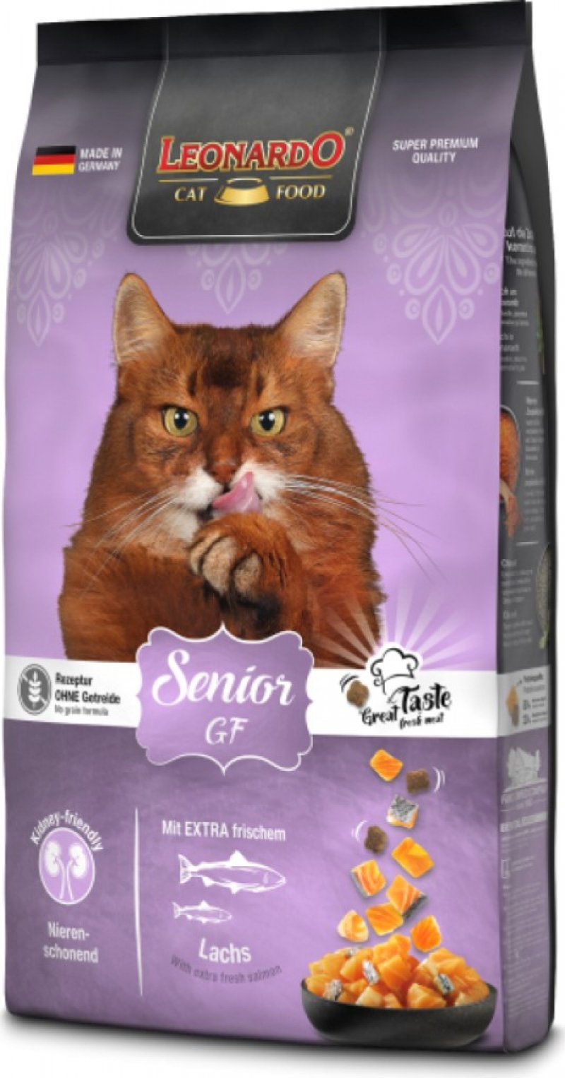 Leonardo Senior GF au saumon pour chat senior