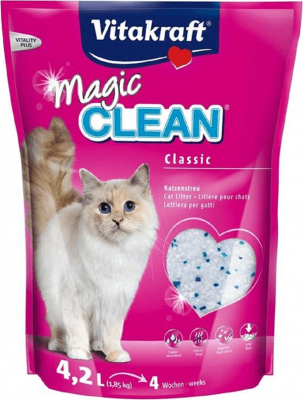 Litière Silice pour chat Magic Clean