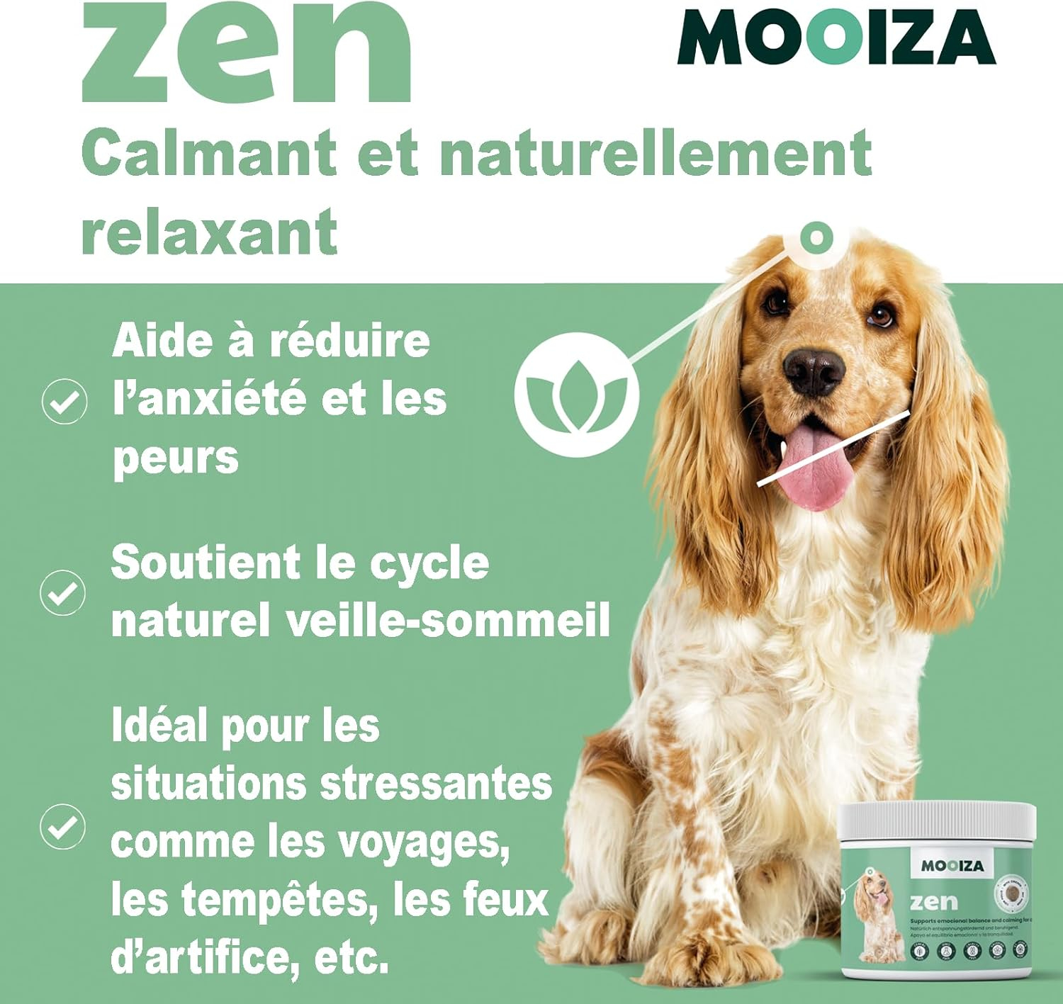 MOOIZA Zen relax para perro